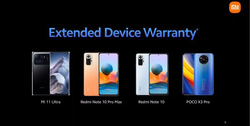 2 Years #Warranty is Extended for these #Xiaomi Devices in India!

#Mi11Ultra
#RedmiNote10ProMAX
#RedmiNote10
#POCOX3Pro