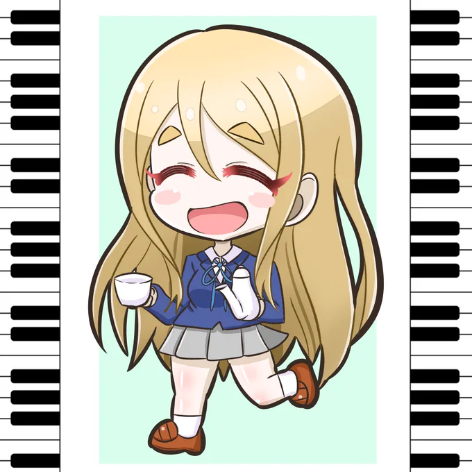 けいおん!のむぎちゃんこと琴吹紬を描きました。#けいおん。#琴吹紬 