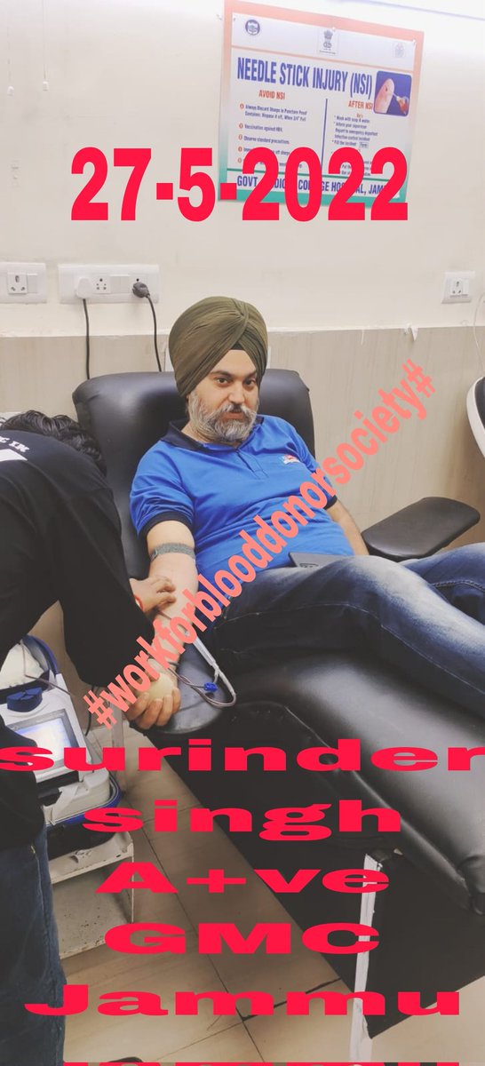 work for blood donation society Jammu and Kashmir tweet media