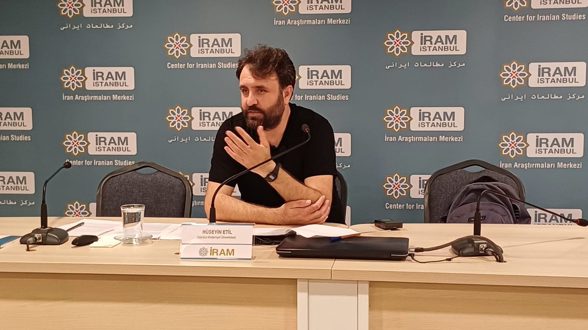 IramIstanbul's tweet photo. İRAM 2023 Bahar Seminerlerinin üçüncü haftası Doç. Dr. Turgay Şafak'ın "Devrim Sonrası İran'da Entelektüellerin Portresi"; Mehmet Toprak'ın "İran ve Irak Şiiliği" ve Hüseyin Etil'in "Politik Bir Metin Olarak Leyla'nın Kardeşleri Filmi" sunumlarıyla devam etmiştir. https://t.co/79x1b65vrX