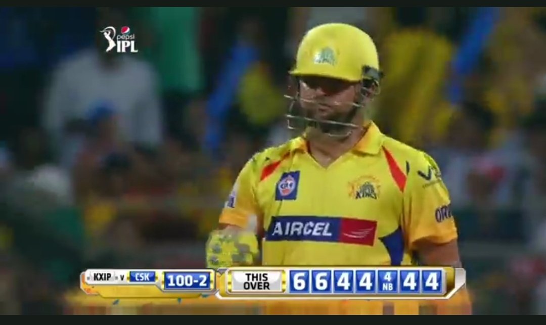 6 overs 100  (Nearly 10 years) 
No one has ever touched it and no one will touch it again 💯💛 #Mripl  #Raina