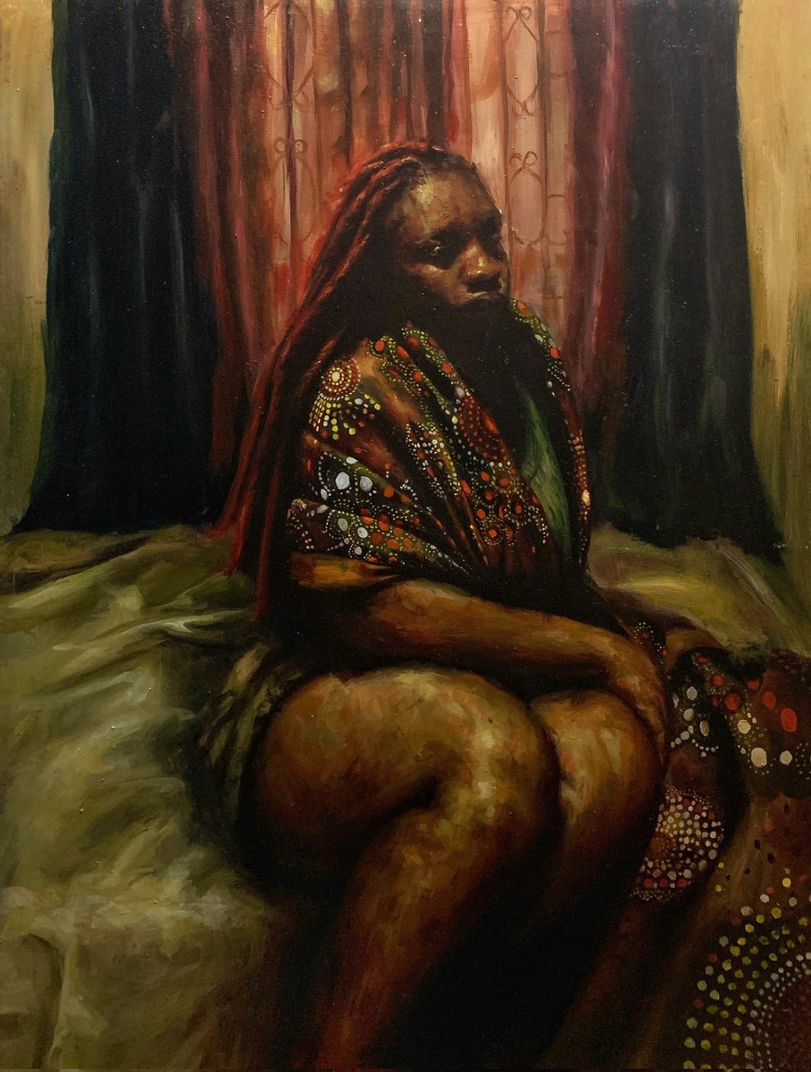 ChidimmaNwafor_'s tweet photo. Both oil paintings on canvas https://t.co/aJO0tydB8e