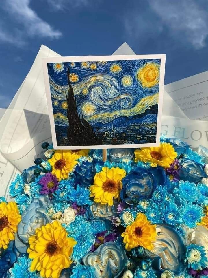 sunflowerchives's tweet photo. inspired by Vincent Van Gogh 🌻🌻🌻 https://t.co/ATZZdhIUHK