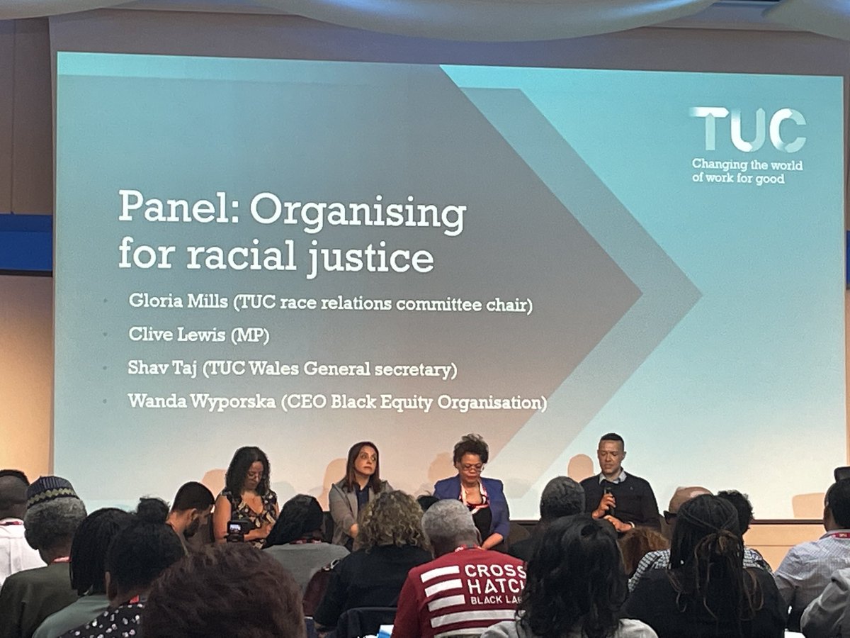 “If you’re not taking it personally, you should be”. 

Excellent panel discussion. 

#TUCBWC23
⁦@The_TUC⁩ 
#blackworkersconference 
#education #antiracism