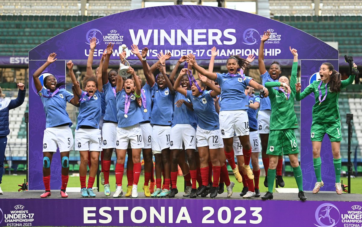 Congratulations to France U17 women's team on winning the 2023 #U17WEURO❗🎉

#LIS2023 #ItsOurTime