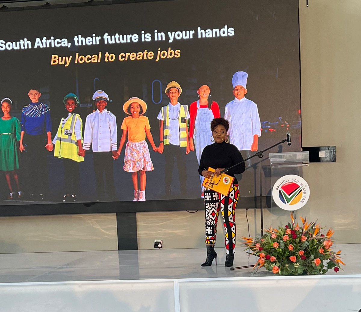 Today, @ProudlySA is launching a campaign focusing on creating jobs and reminding South Africans to buy local. This campaign features young children who are in different fields, setting the scene for the future. #BuyLocalToCreateJobs #LivingLekkerLocally