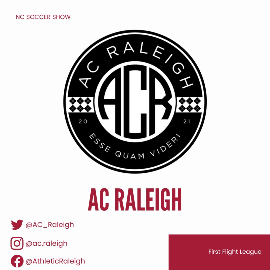 NCRailhawks's tweet photo. This #FollowFirday we're highlighting @AC_Raleigh who are based in Raleigh, NC.

ACR started league play in Fall of 2022 and have been storming the league. Their primary home field is Method Rd Soccer Fields.

Give ACR a follow on all platforms and let them know we sent you! https://t.co/3pAz3M4uxb