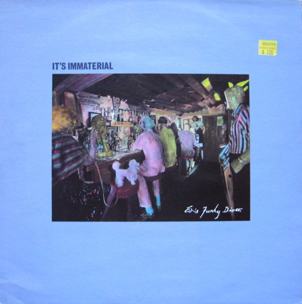 #12inch80s 
Day 27: 'Ed's Funky Diner' - It's Immaterial

It's Immaterial were a band that really seemed to understand the 12' format, using it as an opportunity to create wonderful, varied, playful mixes that went above and beyond requirement.  All are worth tracking down.