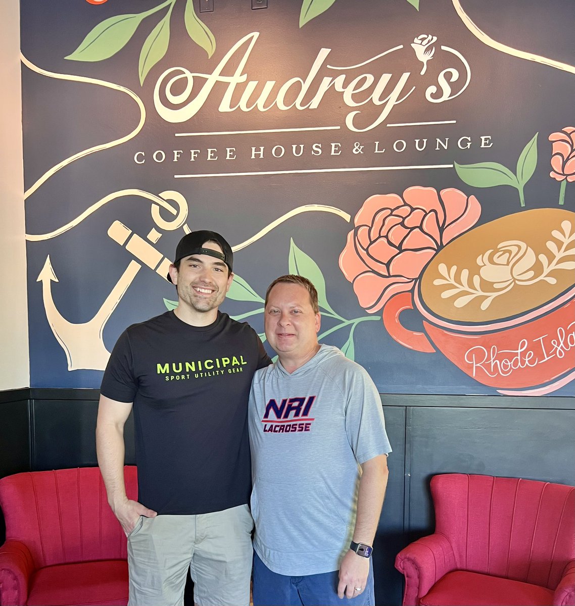Rick Simone (@rickvsimone) on Twitter photo Made a quick stop before Gios Lacrosse game for breakfast and got see my friend <a href="/haibon_jared/">Jared Haibon</a> at his beautiful coffee shop & lounge. Delicious cappuccino & breakfast sandwich! Made a quick stop before Gios Lacrosse game for breakfast and got see my friend <a href="/haibon_jared/">Jared Haibon</a> at his beautiful coffee shop & lounge. Delicious cappuccino & breakfast sandwich!