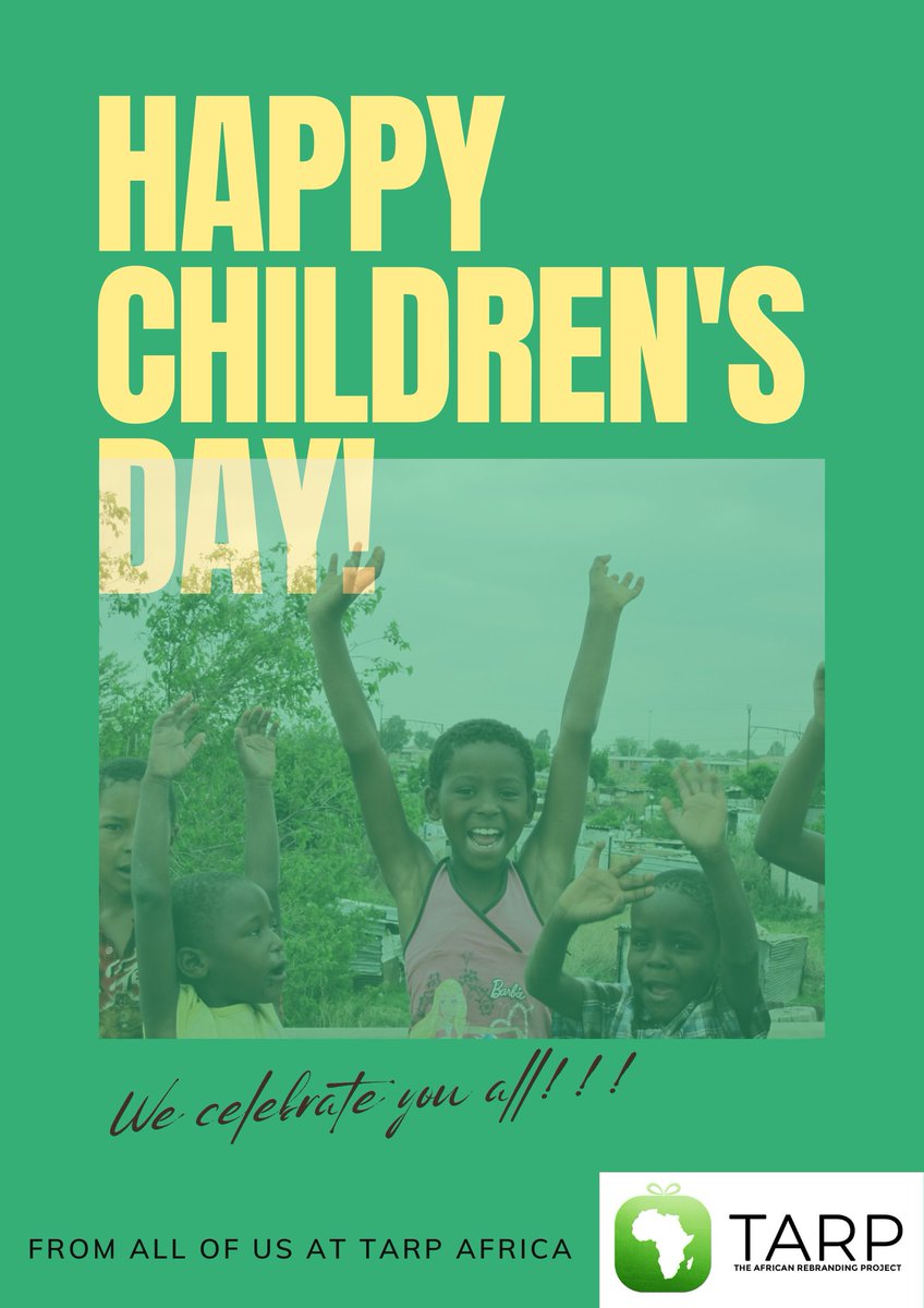 ⭐Happy Children's Day! ⭐

Today, as we celebrate the joy and innocence of children, we at TARP Africa want to express our heartfelt gratitude to all the amazing kids out there.✨✨

#ChildrensDay #EmpoweringChildren #TARPAfrica