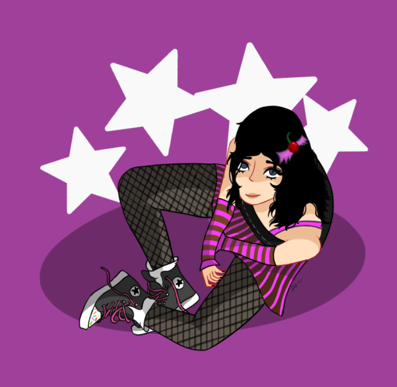 stupiddw's tweet photo. willow in her second outfit option in papa's freezeria deluxe (i half hate it but i spent time on this shit istg) #papalouie #fliplinestudios https://t.co/kuvGVQLKfQ