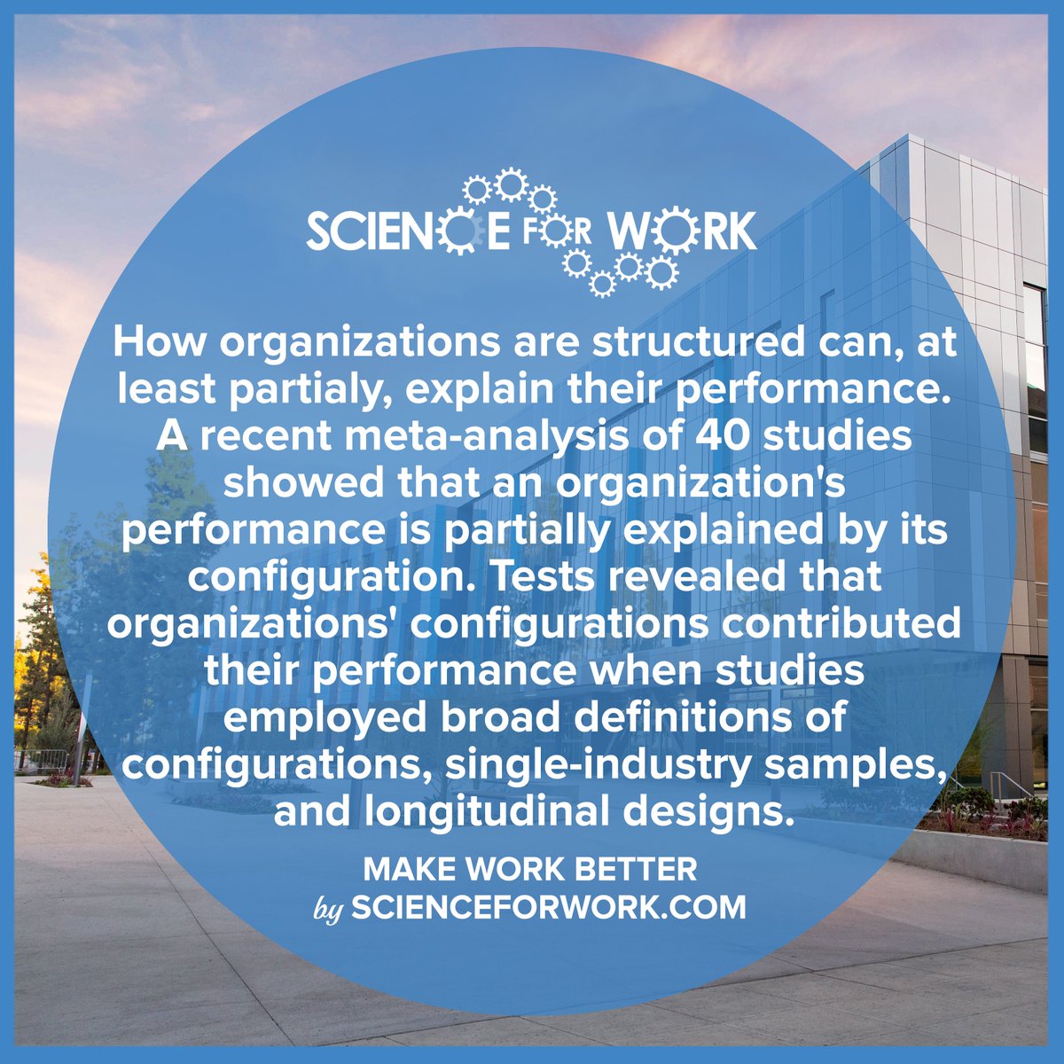 #MakeWorkBetter   with #scienceforwork ⚗😁🔍
Produced by @A_J_Halliday
 
Take a peek at it here:
journals.aom.org/doi/abs/10.546…

#work #structure #performance #profits #customersatisfaction #managment #flat #hierarchy #EBM #EBP #Management #MGMT #evidencebasedmanagement #orgstructure