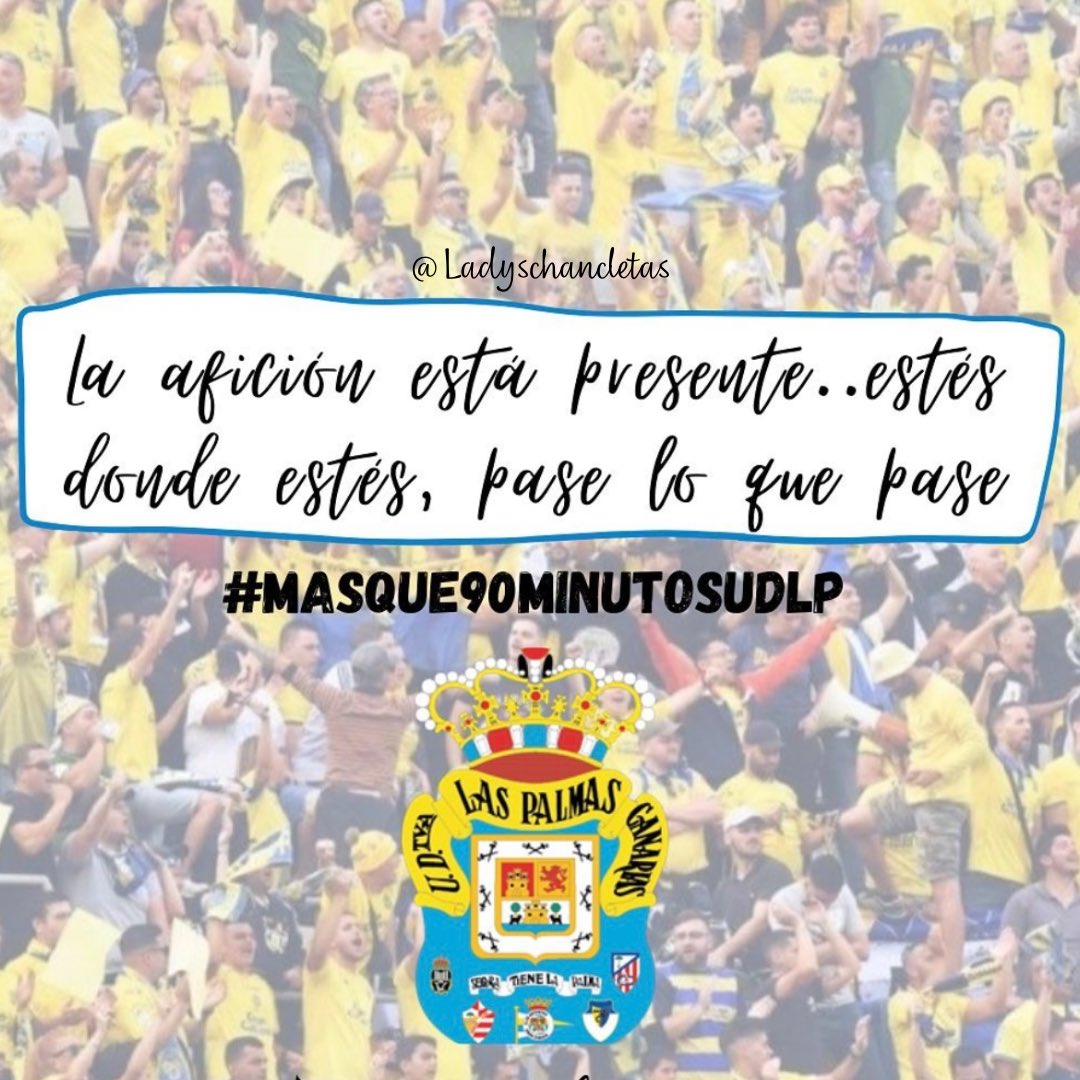 ¡Arriba d'ellos! 💛💙💛💙💛💙
 <a href="/UDLP_Oficial/">UD Las Palmas</a>