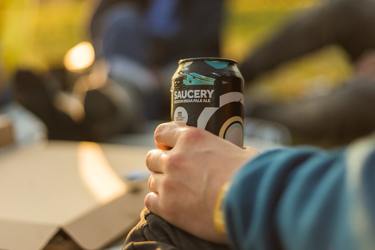 Sipping Saucery in the sun with your best pals - that's magic 😎.