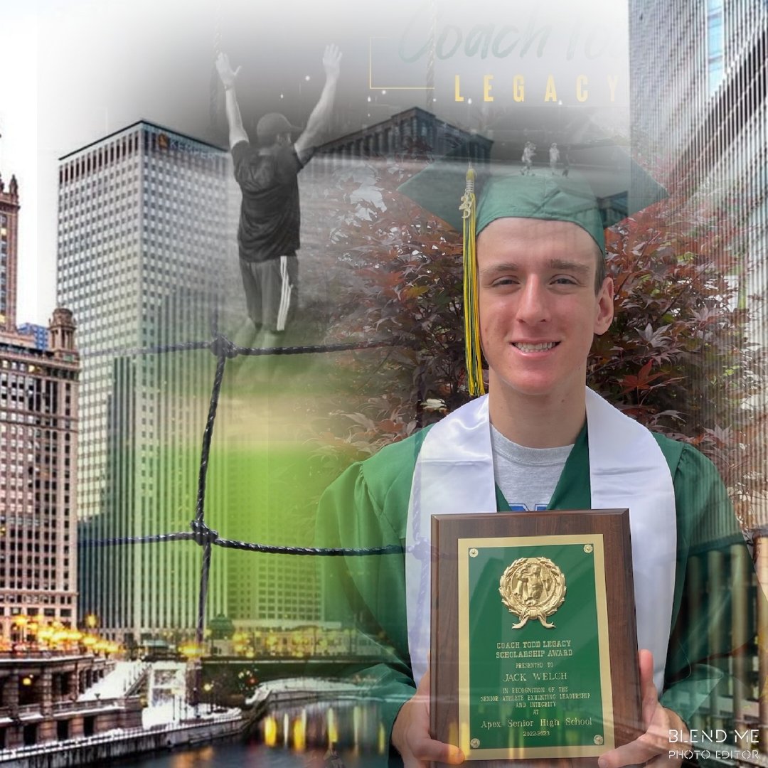 58jet's tweet photo. Congratulations, Jack Welch, on receiving the 2023 Coach Todd Scholarship.  I know that your character, personality, leadership, and integrity will make your next chapter even better. #KTlegacy #apexfamily https://t.co/9UIlGamoEf