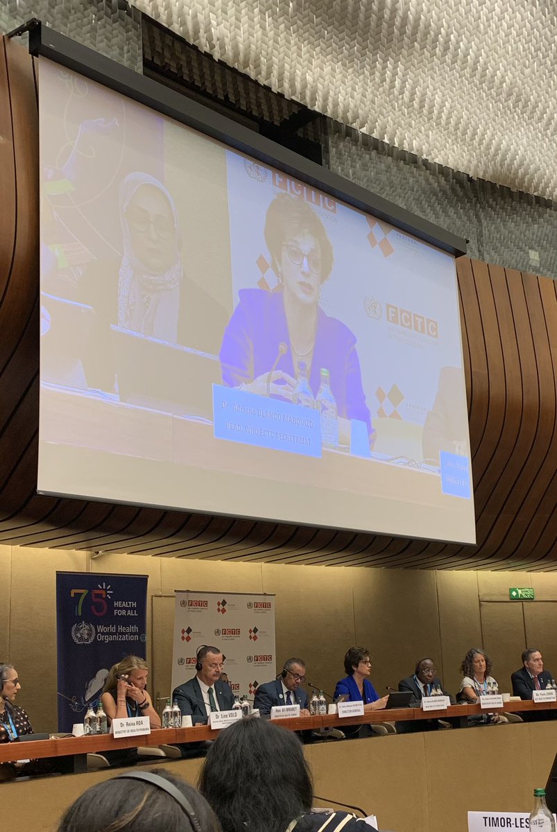 We need to protect our future generations from the devastating consequences of tobacco use. @BlancoMarquizo at the #WHA76 Strategic roundtable 

Follow it live:

who.int/news-room/even…