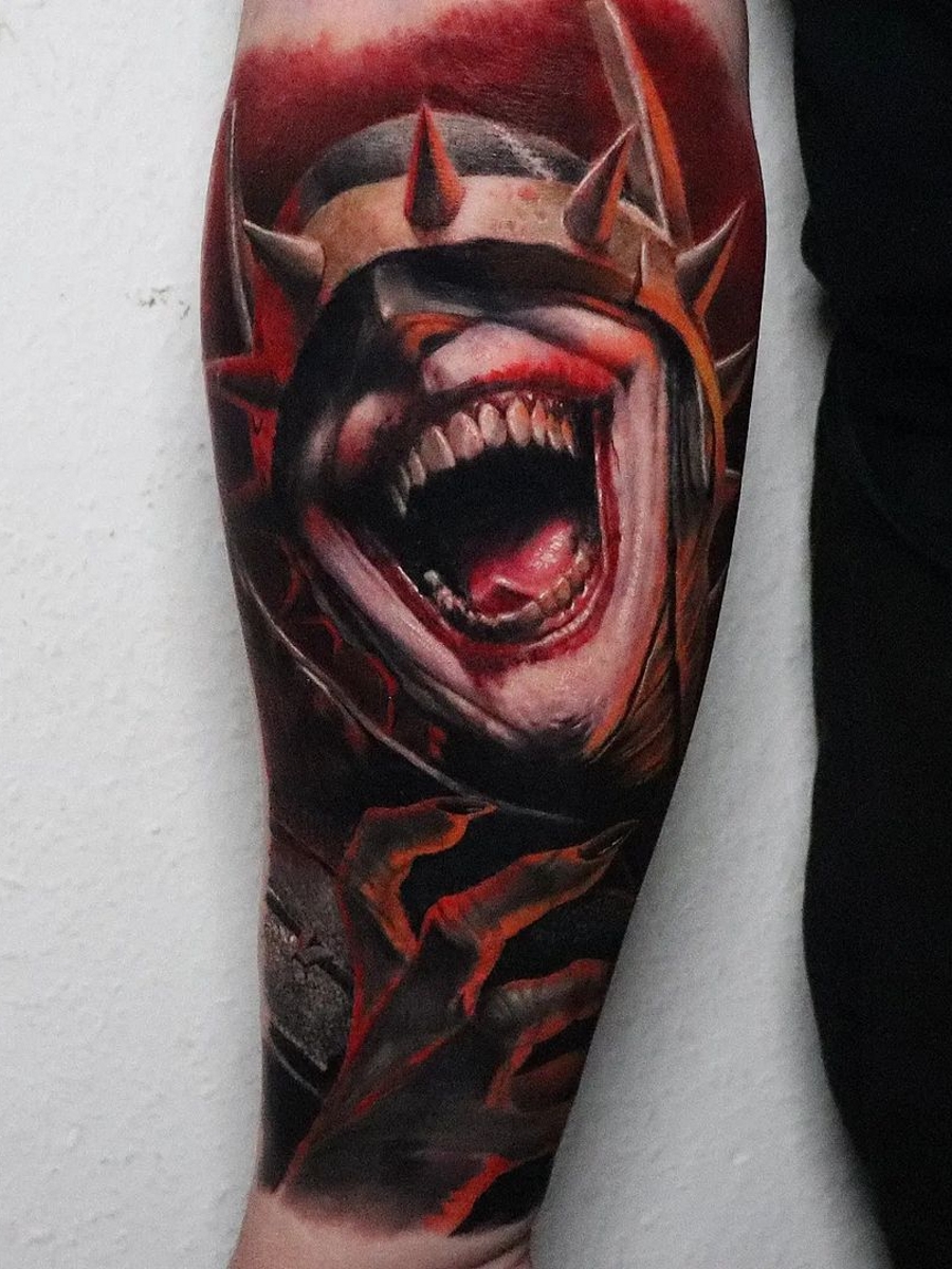 Yann \u003e The Batman Who Laughs #tattoo #ink #art, image size:900x1200