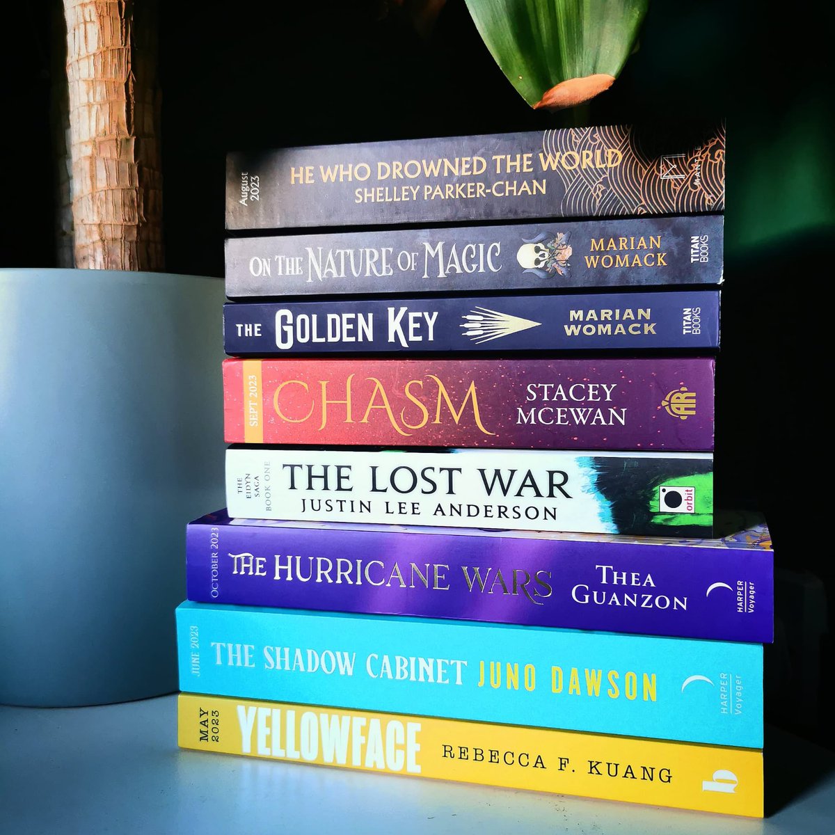 TheFantasyHive's tweet image. It’s day 27 of #wyrdandwonder and today is #stacksaturday

@BethanMay &amp;amp; @nilsreviewsit are both sharing stacks of their next reads!

Spot any that you’re looking forward to?