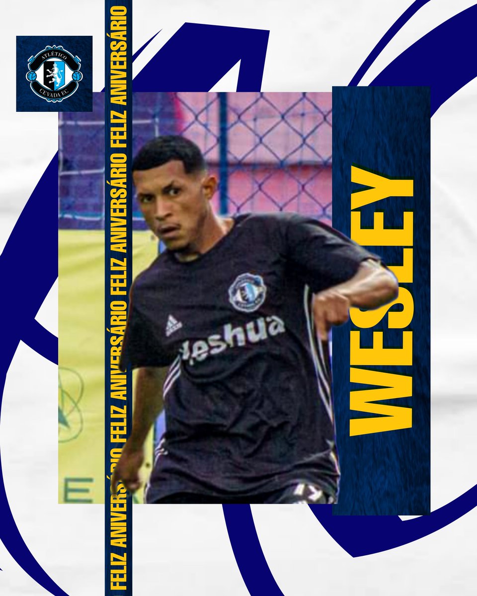 atlcevadafc's tweet photo. 🎉🥳 Hoje é dia de celebração no elenco do Cevada e quem apaga as velinhas é 🧠 do nosso meio campo Wesley Nogueira (Mano T)

Desejamos que você seja sempre abençoado por Deus, com muita saúde, paz e muitas conquistas com o manto do Leão Insulano no futebol 7. https://t.co/LprjA8IDHJ