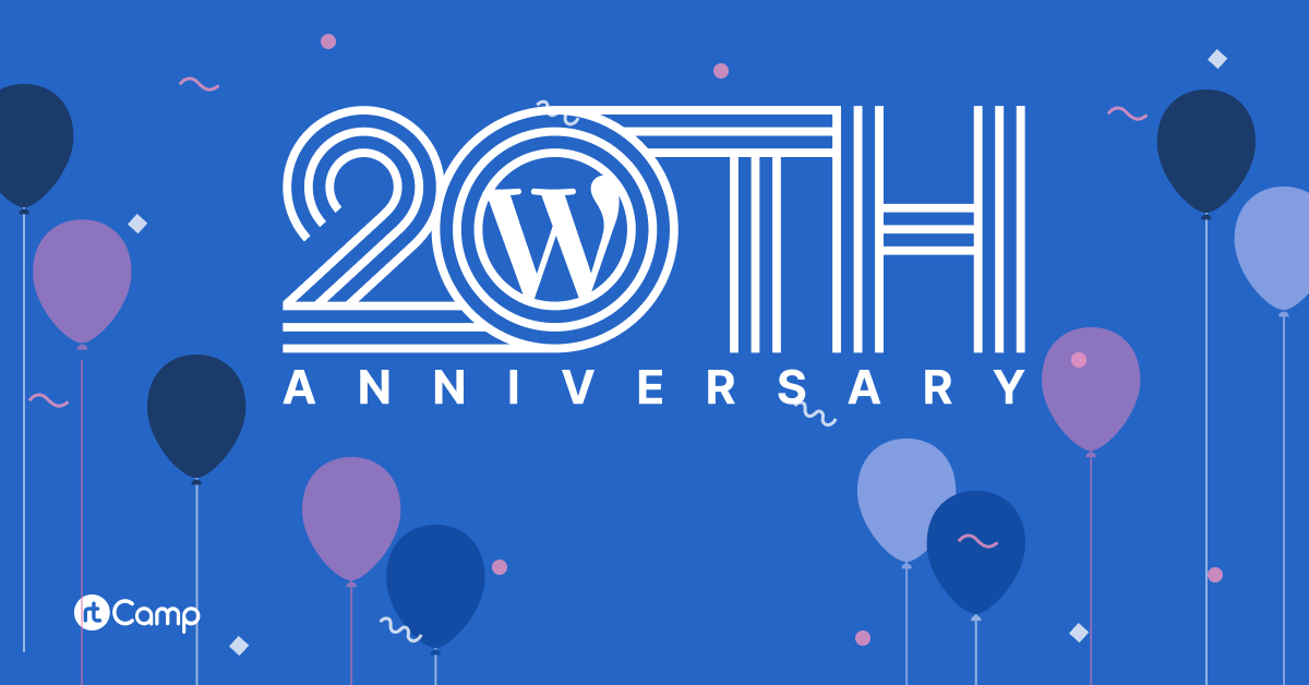 rtCamp's tweet photo. ๐ Celebrating 20 years of WordPress with a Contributorsโ Week at rtCamp.
Over 30 rtCampers participated and enabled contributions to WordPress Core, CLI, Support, Translations and Openverse projects.
https://t.co/d8X0Pfkr4m
#WP20 #WPAnniversary #WPContribution https://t.co/XYzqYbZ9Hy