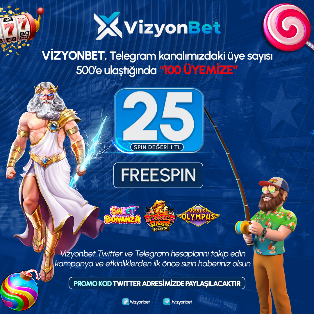 🎰 100 Kişiye Gates Of Olympus, Sweet Bonanza , Bigger Bass Bonanza Oyununda Geçerli 👇

🔹 100 Kişilik 25 Freespin Kodumuz Gates Of Olympus, Sweet Bonanza , Bigger Bass Bonanza oyununda geçerlidir.

🔹Freespinden elde edilen kazanç ile slot alanında devam edebilirsiniz.…