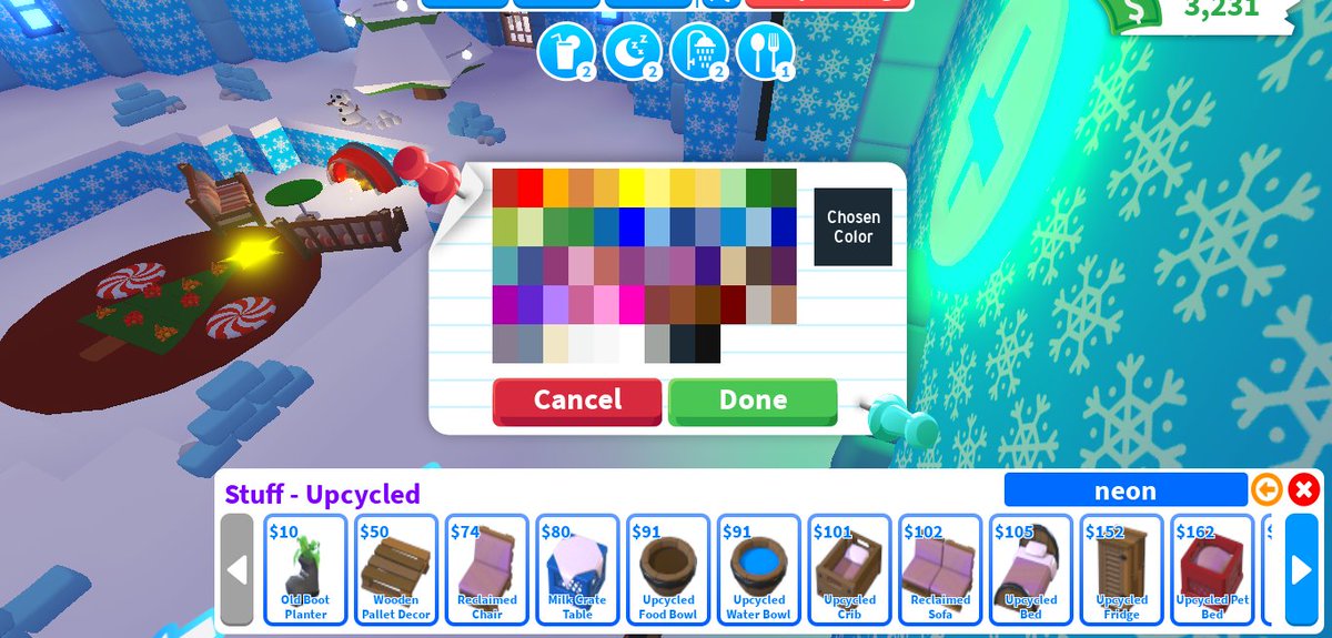 SannaMoodyLover's tweet photo. ADOPT ME HIDDEN FEATURES THAT YOU PROBABLY DIDN'T KNOW ABOUT!🤯@PlayAdoptMe
#1: Some items have different colors UNLIKE the normal items (see for yourself)
And i just discovered this!
Retweet to spread♻️
#adoptmeroblox #adoptmebuilding @BloxyMinerYT @BloxyMinerALT @BloxyMinerYT https://t.co/eklTi6RCe2