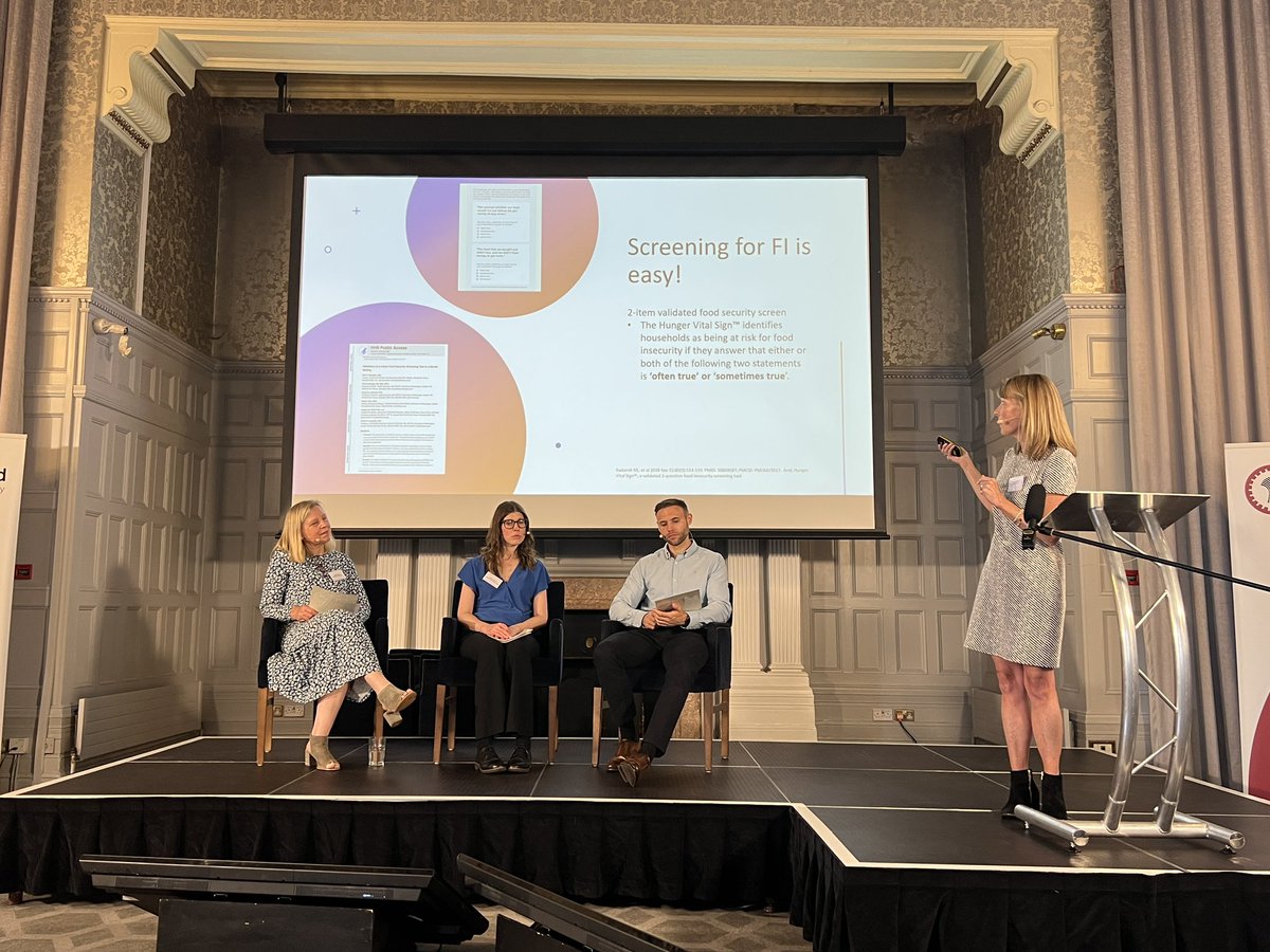 trott_nick's tweet photo. Reflecting on @KateScarlata_RD 'Tour de Force' talk on Food Insecurity (FI) & Intolerance. #NDGS23
My 'Take Homes':
Pts with FI & intolerances 'Are Our People!'
‼️ FI is under recognised!
✅ FI Screening is easy!
RD's have a powerful role. Our skills & passion can help. 🙌🏼 https://t.co/TxV2T5dl4Y