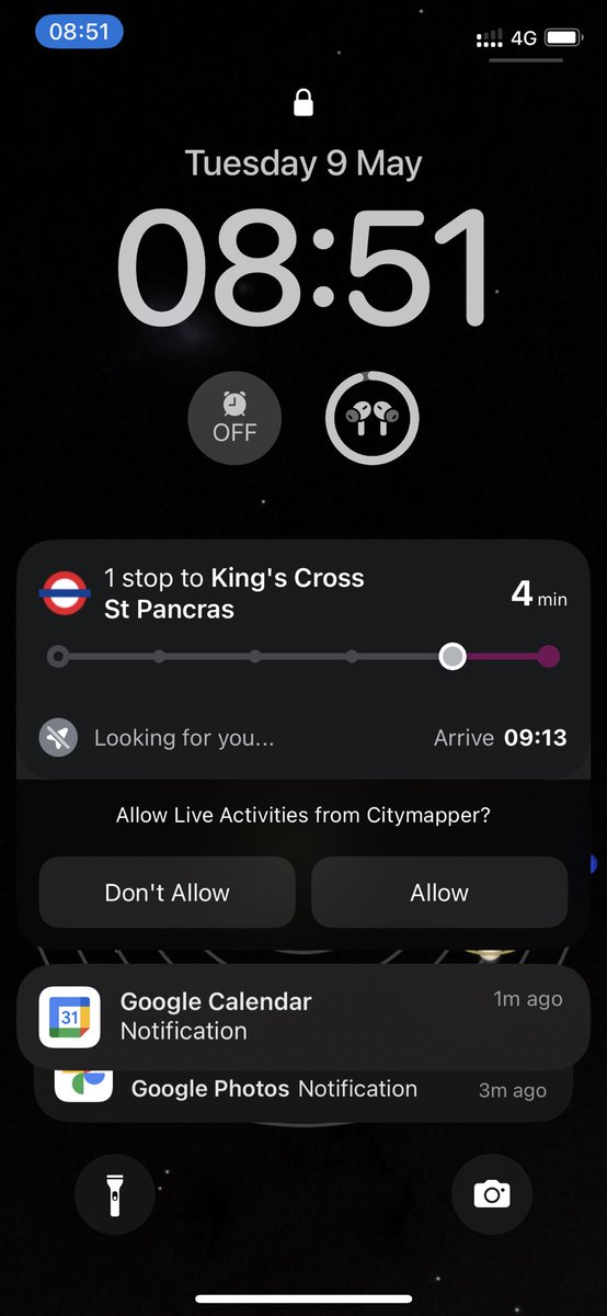 g0dj4n's tweet photo. Lock Screen tracker from @Apple seems to become the most useful feature for me https://t.co/fpPAUDOR1i