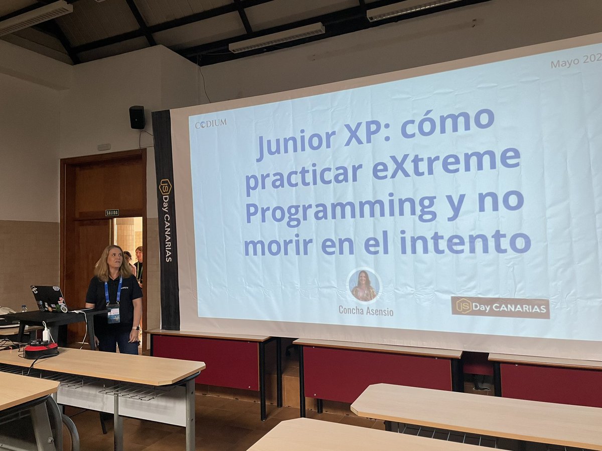 bolonio's tweet image. Maravillosa charla sobre extreme programming de la programadora extrema @conchaasensio en la @canariasjs, ole tu!!
#ExtremeProgramming #XP #JSDayCAN2023