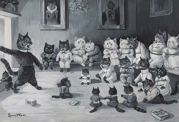 Louis Wain, The Ghost Story #Caturday