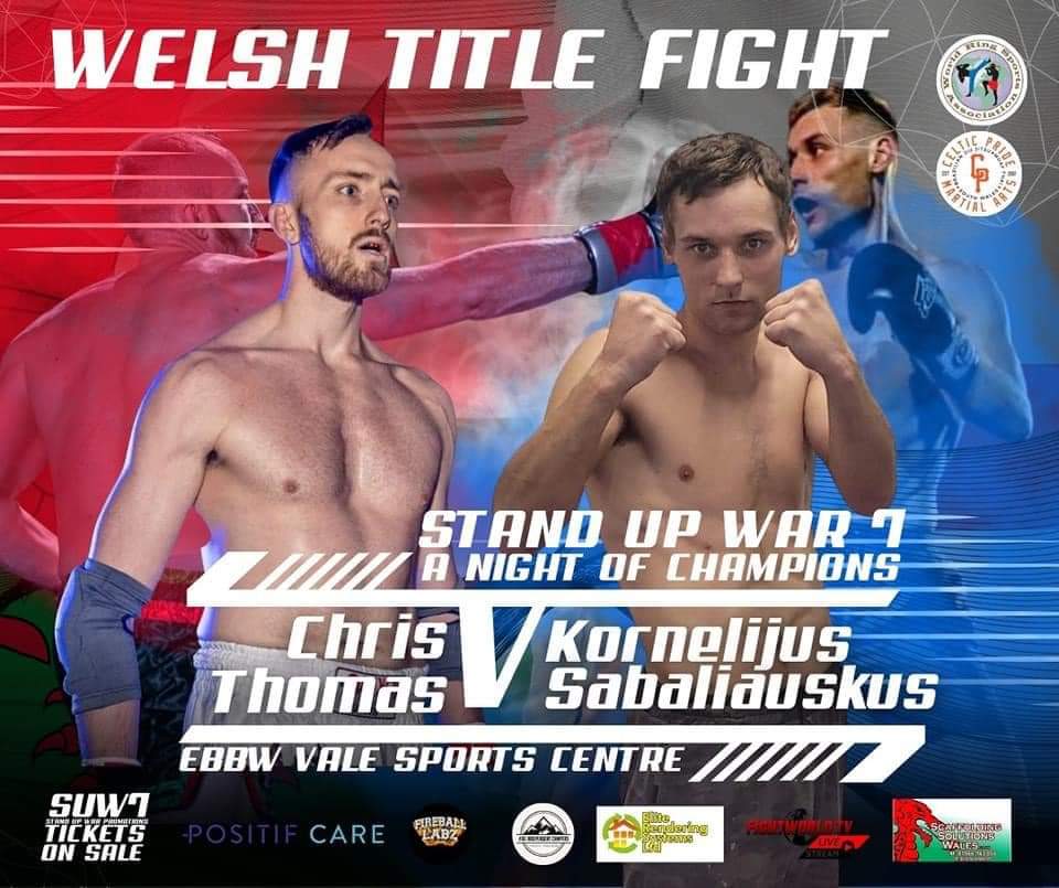 WelshRocky_1983's tweet photo. All the best to #WelshRocky sponsored athlete #KornelijusSabaliauskas in his 🏴 title fight today. #StandUpWar💥 #K1👊
#AndTheNew✨
#DavidBomberPearceLegacy❤️
#WelshRocky🥊🏴 https://t.co/bFR4Jpbb2K