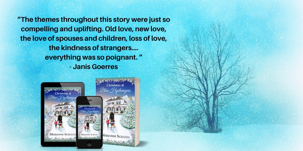 Christmas at Blue Hydrangeas, a sweet slice of life story about family and strangers sharing the spirit of #Christmas. Available in ebook and audio. books2read.com/u/bwqYpe #ChristmasReads