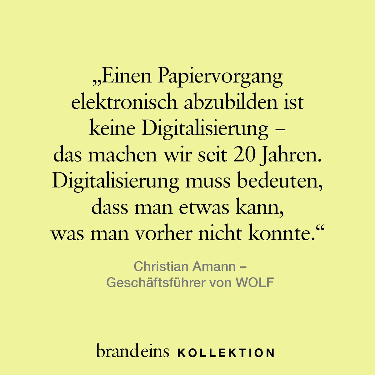 Anzeige // Der bayerische Heizungs- und Lüftungsanlagenbauer WOLF muss sich digitalisieren. Eine gute Gelegenheit für einen grundlegenden Umbau.
ow.ly/YTcV50Oxz3g

Bis zum 11. Juni kostenlos lesen dank <a href="/Sophos/">Sophos</a>.
