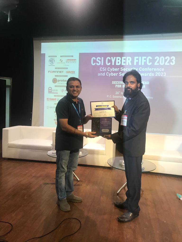 securewebsite's tweet photo. ๐Excited to announce that GavBit Pvt Ltd & SimpleDMARC received Outstanding Startup in Cyber Security award from CSI Mumbai Chapter! ๐ Grateful to @csimumbai & @SAS03042009 for honor! Thanks for recognizing our efforts! #Cybersecurity #Award #OutstandingStartup #Gratitude https://t.co/gq0zoslD1I