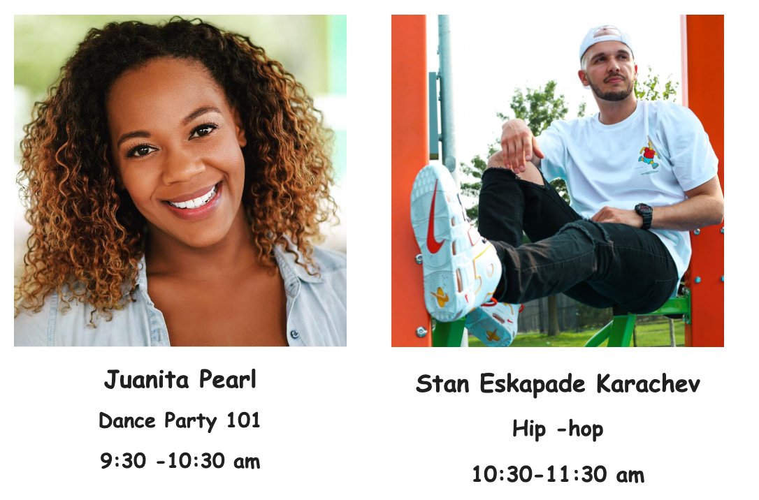 DWYALive's tweet image. Hello friends 
Today we have 2 amazing coaches subbing for us today!
Come and rock with us!

#BeginnerDanceClasses #LearnToDance #DanceBeginners #DanceWHereYouAre