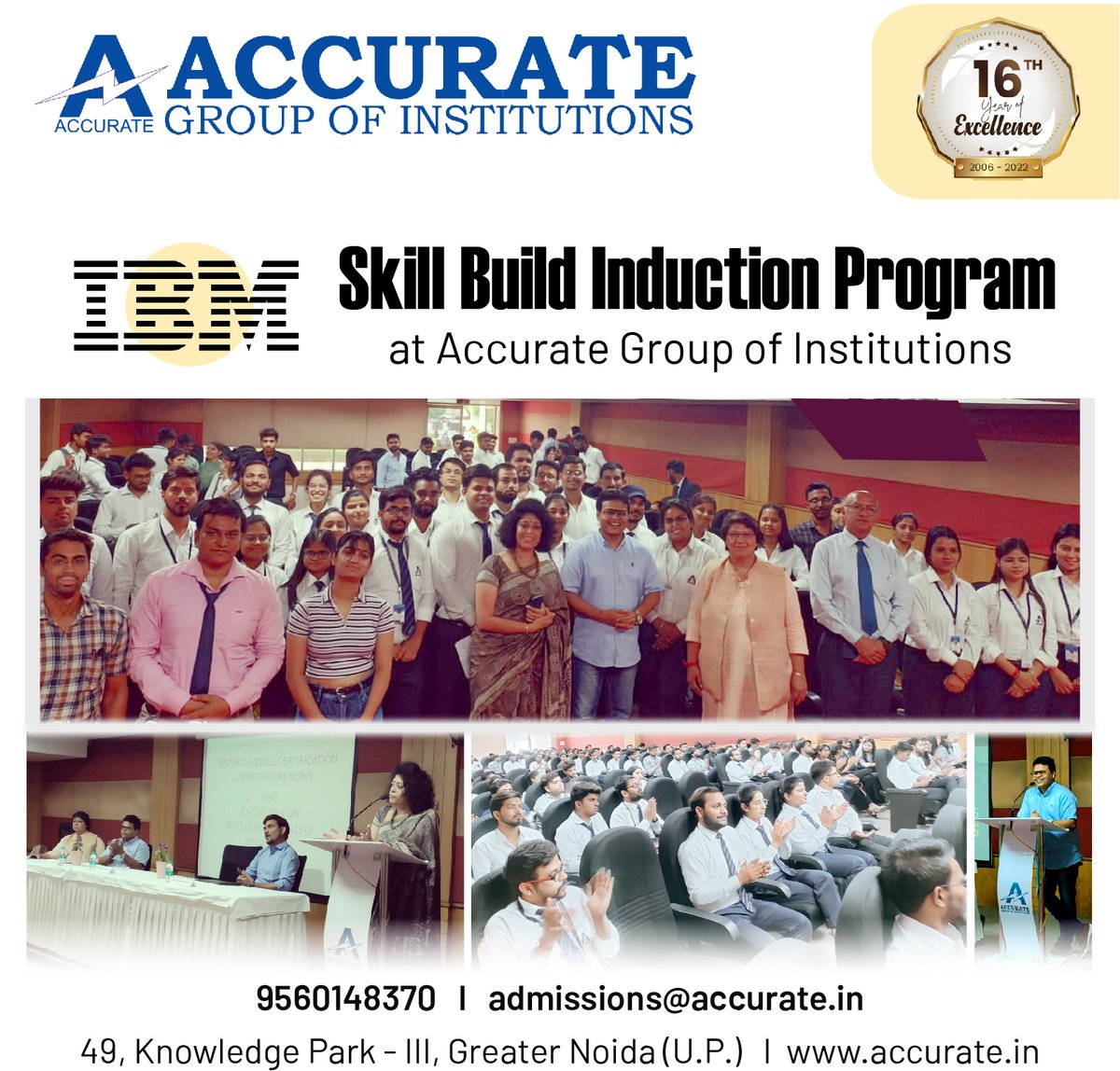 IBM Skill Build Induction Program at Accurate Group of Institutions.

Read More: accurate.in

#GreaterNoida #Institute #PGDMCourse #PGDMAdmission #PGDM #PGDMInstitute #PGDMBestCollege #MBA #MBACollege #MBAAdmission #PGDMProgram #IBM #SkillBuildInductionProgram
