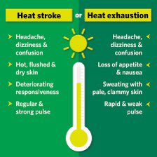Make sure to keep cool, hydrated 💦 and have tons of suncream 🧴 

Watch out ⚠️ for signs of heat stroke and exhaustion. 

v