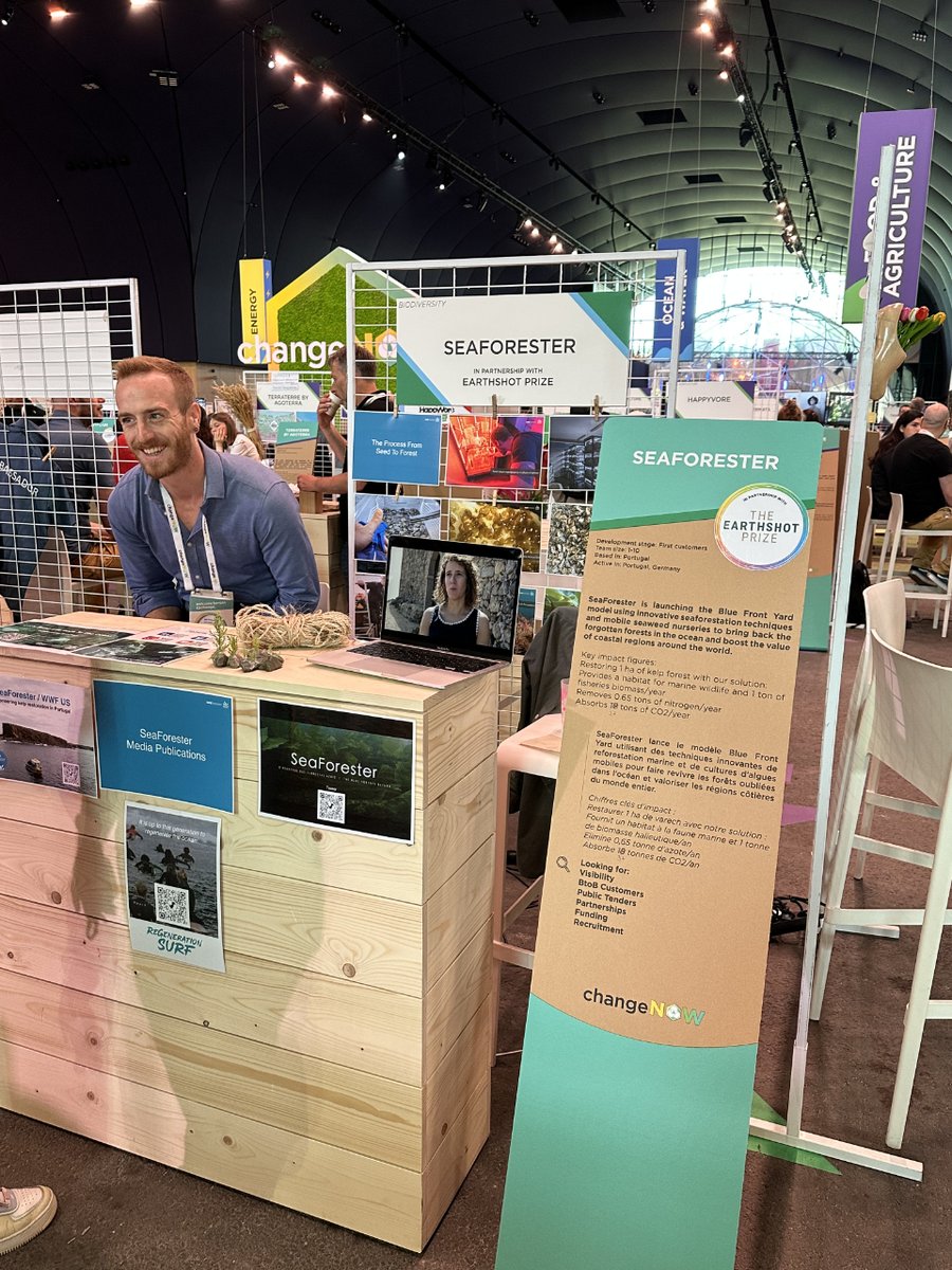 ChanPerco's tweet photo. 🪸 Penser au reboisement de la mer ! @ForesterSea dispose d'une solution 🌊 de reconstruction de l'écosystème marin à l'aide de pierre et des spores d'algues.

Intéressant, non ? 🤔

#ChangeNow2023 https://t.co/rwRDEEbUYn