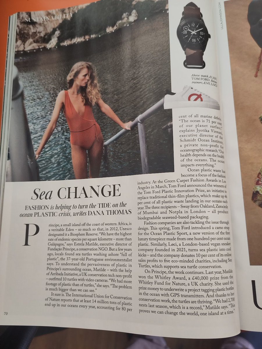 Congratulations to conservation hero and one of my all round favourite people Alasdair Davies (<a href="/Al2kA/">Alasdair Davies</a>) and his <a href="/arribada_i/">Arribada Initiative</a> for making it into <a href="/UKVogue/">Vogue UK</a> with their amazing impactful conservation technology. 🐢