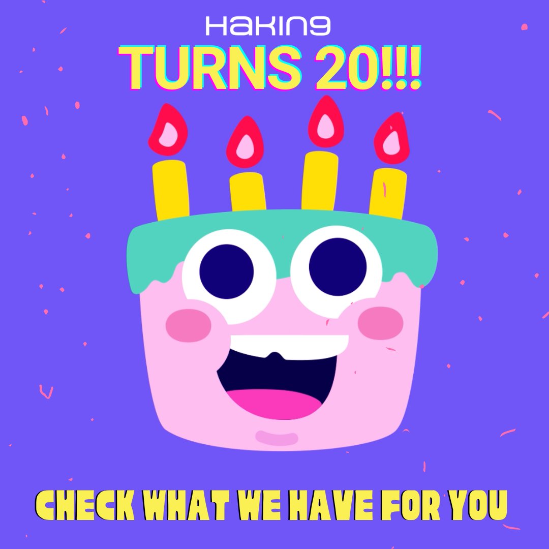 Our sister project, @Hakin9 celebrates its 20TH BIRTHDAY this week! :)

Right now, you can get 2 YEARS OF ANY SUBSCRIPTION PLAN FOR THE PRICE OF 1 YEAR! 

Don't hesitate and join the party!

hakin9.org/levels-page-2/

#hakin9 #birthday #celebration #specialdeals #cybersecurity