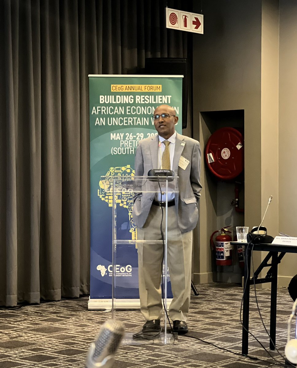 This morning I addressed the CEoG Annual Forum 2023 convened under the theme “Building Resilient African Economies in an Uncertain World.”

CEoG’s goal is to promote knowledge-based policymaking in Africa by facilitating peer-to-peer knowledge exchange among economic advisors.