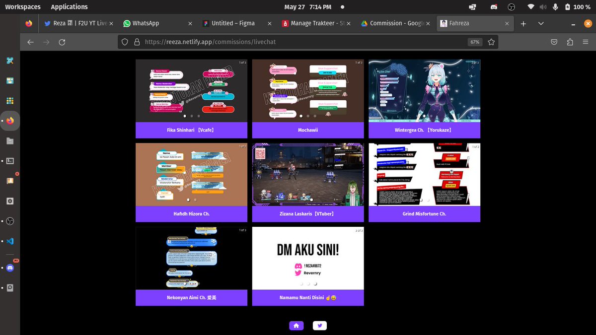 Revernry's tweet photo. Gaes gaes kalian tau ga sih apa yang lebih besar dari bumi? Iya cintaku padamu.. tapi kalian tau gak tempat buat lihat portfolio (Youtube Livechat CSS) ku? iya disini https://t.co/jTiQ4U7bsK xixixi
#VTuberAssets #VtuberID #LivechatWidget #LivechatCss https://t.co/M7jR1u8zez
