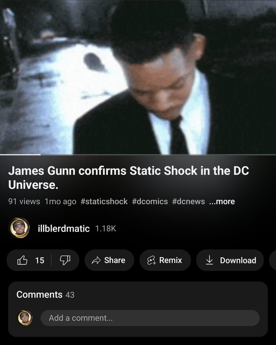 illblerdmatic's tweet image. youtu.be/TO-5yQb6Jf4
#dcstudio #dcomics #youtubechannel #Youtuber #illblerdmatic #blerd #video