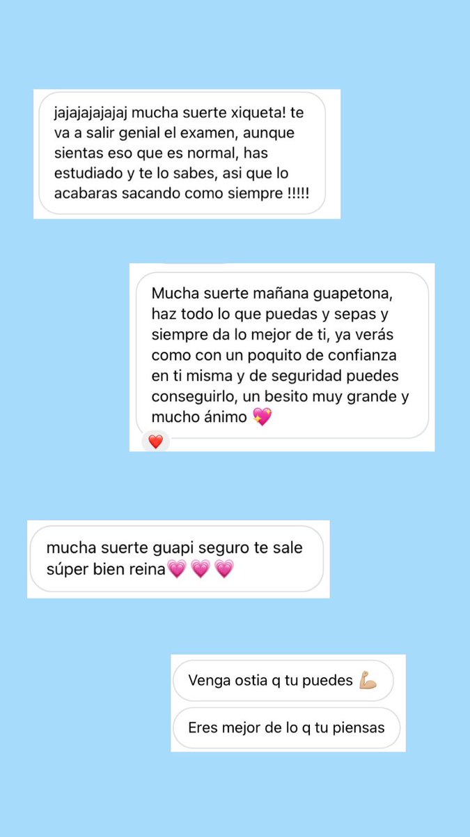_Carlamoure's tweet photo. les dije a mis amigos que necesitaba despertarme con mensajes bonitos y de ánimo porque tenia un examen que me agobiaba mucho, y me desperté con todo esto…… estoy rodeada de buenas personas ❤️❤️❤️❤️❤️❤️❤️❤️❤️❤️❤️❤️❤️ https://t.co/5OyVRF7LGT