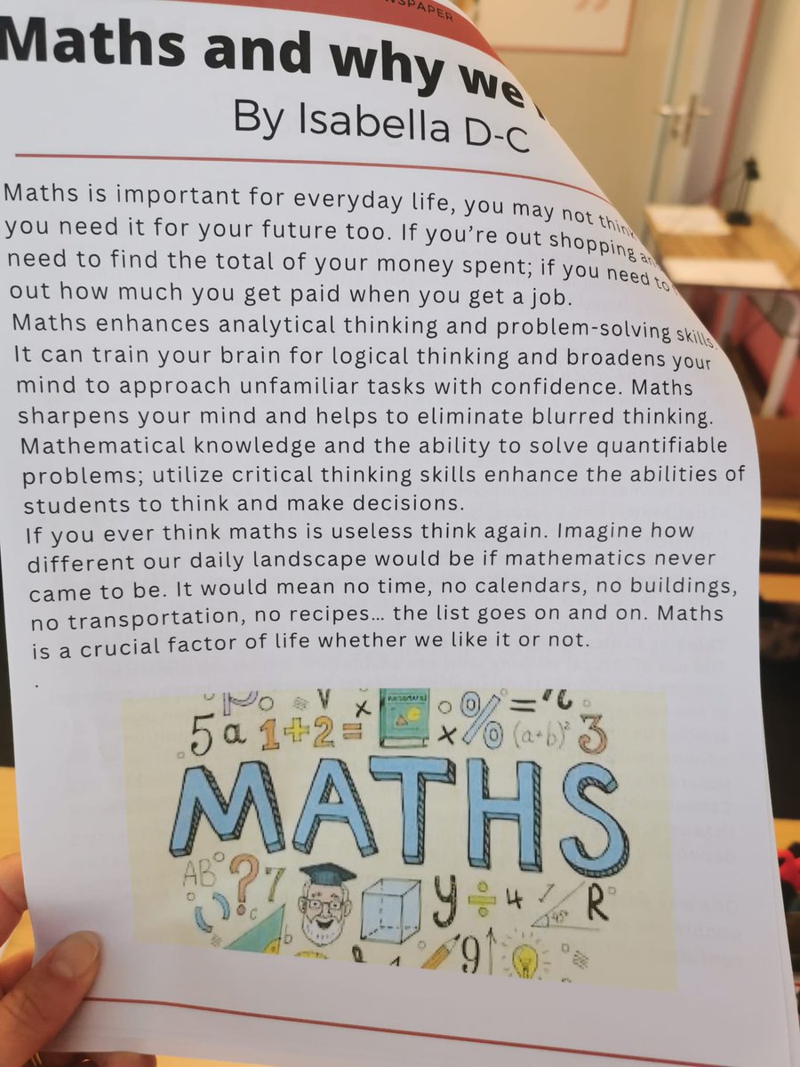 Maths @ TASE tweet media