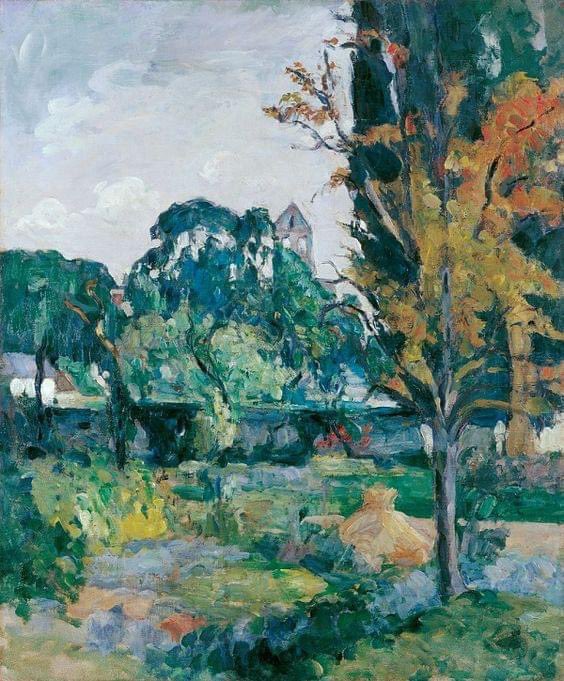 #PaulCézanne - Paesaggio con campana 1875 #VentagliDiParole #art