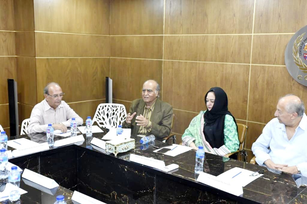 COPAIROfficial's tweet image. A memorial reference to commemorate the services of the late Dr Ross Masood the founder and the first Chairman of the Center of Pakistan and International Relations was organized at COPAIR Head office