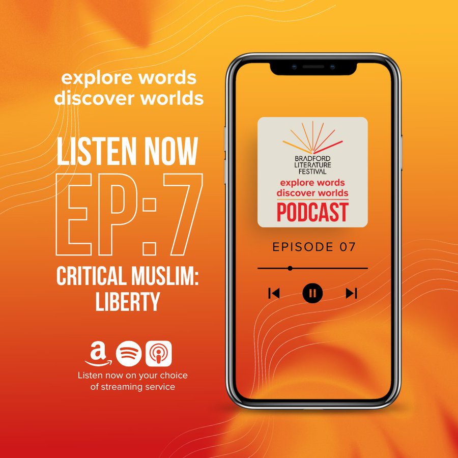 ThisisSamiaRah's tweet photo. You can now listen to myself, @shamim1 and @gilesgoddard untangle notions of #Liberty at last year's @BradfordLitFest chaired by the inimitable @shanonshah. Looking forward to being back at #BLF this year. https://t.co/22xgfhgWOP https://t.co/XIiClXASMC