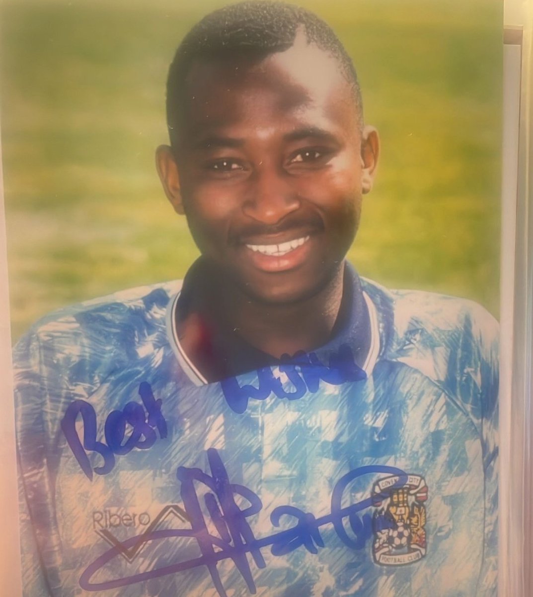 Peter Ndlovu (@realpeterndlovu) on Twitter photo Best wishes <a href="/Coventry_City/">Coventry City</a> for the <a href="/SkyBetChamp/">Sky Bet Championship</a> Playoff Final <a href="/wembleystadium/">Wembley Stadium</a> today.
I have faith that you will come out victorious.
With love from Peter "Nuddy" Ndlovu
#PUSB Best wishes <a href="/Coventry_City/">Coventry City</a> for the <a href="/SkyBetChamp/">Sky Bet Championship</a> Playoff Final <a href="/wembleystadium/">Wembley Stadium</a> today.
I have faith that you will come out victorious.
With love from Peter "Nuddy" Ndlovu
#PUSB