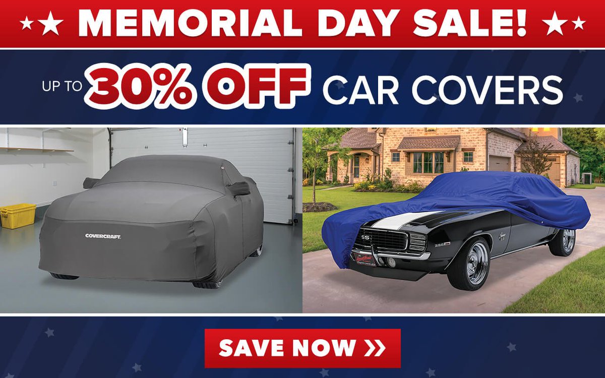 Get these deals before they're gone! Shop our Memorial Day Sale on Covercraft.com! ⭐️